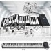 Gymax 88 Keys Roll Up Piano Electronic Music Keyboard Silicone Rechargeable w/Pedal   